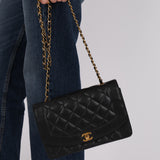 Rare Chanel 1996 Caviar Medium Diana Bag