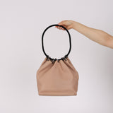 Runway Gucci 1999 Beige Curtain Ring Bucket Bag