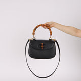 Gucci Goatskin 1947 Small Bamboo Handle Bag