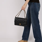 Rare Chanel 1996 Caviar Medium Diana Bag