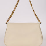 Gucci Mystic White Roxy Calfskin Blondie Chain Shoulder Flap