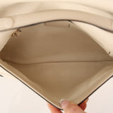 Gucci Mystic White Roxy Calfskin Blondie Chain Shoulder Flap