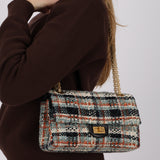 Chanel 2015 2.55 Tweed Reissue Flap 227