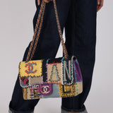 Ultra-Rare Chanel 2011 Patchwork Jumbo Single Flap Bag