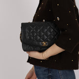 Rare Chanel 1996 Caviar Medium Diana Bag