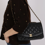 Rare Chanel 1996 Caviar Medium Diana Bag
