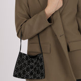 Ultra-Rare Gucci x Tom Ford Satin Swarovski Crystal Mini Bag