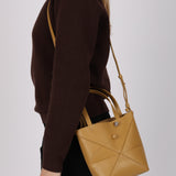 Limited Edition Loewe Qixi Festival Small Puzzle Fold Tote with Hedgehog Charms