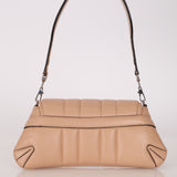 Gucci Nude Calfskin Small Horsebit Chain Shoulder Bag