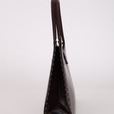 Gucci Chocolate Calfskin Small Whipstitch Bag