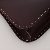 Gucci Chocolate Calfskin Small Whipstitch Bag