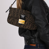 Fendi x Sarah Coleman Vertigo Zucca Baguette Bag with Watersnake