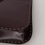 Gucci Chocolate Calfskin Small Whipstitch Bag