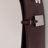 Gucci Chocolate Calfskin Small Whipstitch Bag