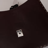 Gucci Chocolate Calfskin Small Whipstitch Bag