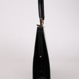 Gucci Leather Lucite Handle Frame Bag