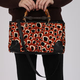 Gucci Ponyhair Bamboo Medium Shopping Tote