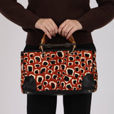 Gucci Ponyhair Bamboo Medium Shopping Tote