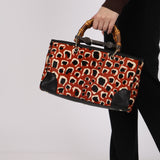 Gucci Ponyhair Bamboo Medium Shopping Tote
