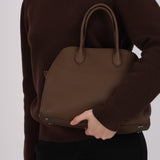 The Row Dark Taupe Soft Margaux 12