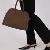 The Row Dark Taupe Soft Margaux 12