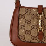Gucci Charisma Calfskin Crystal GG Mini Jackie 1961