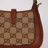 Gucci Charisma Calfskin Crystal GG Mini Jackie 1961