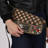 Ultra-Rare Christian Dior 2001 Denim 'Chris-1947' Cadillac Saddle Bag