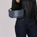 Dior 2024 Denim Oblique Diorstar Nomad Pochette