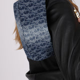 Dior 2024 Denim Oblique Diorstar Nomad Pochette