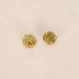 Chanel 1995 Logo Pearl Clip-On Earrings 24K GP