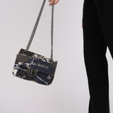 Chanel 2020 Graffiti Jersey Reissue 2.55 Flap Bag 225