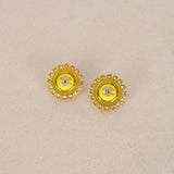 Chanel 2024 CC Crystal Sunshine Earrings