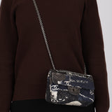 Chanel 2020 Graffiti Jersey Reissue 2.55 Flap Bag 225