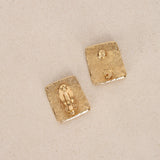 Saint Laurent Logo Clip-On Earrings