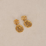 Chanel 1990s CC Cocomark Clip-On Earrings 24K GP