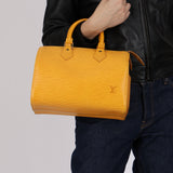Louis Vuitton Tassili Yellow Epi Speedy 25