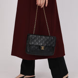 Chanel 2003 Lucky Charm Embossed Chocolate Bar Double-Sided Flap