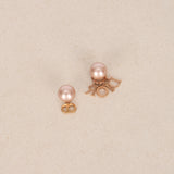 Dior Rose Pearl and Crystal Tribales Earrings
