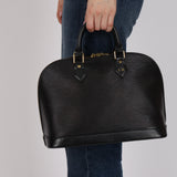 Louis Vuitton Black Epi Leather Alma GM