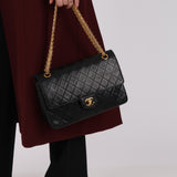 Chanel 1997 Lambskin Bijoux Double Flap Bag 24K GP