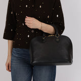 Louis Vuitton Black Epi Leather Alma GM