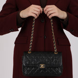 Chanel 2015 Crumpled Caviar Small Flap Bag