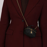 Chanel 2022 Top Handle Zip Around Vanity Case with Chain