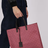 Gucci Pink GG Canvas Shopping Tote
