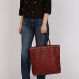 Gucci Guccissima Leather Studded Monogram Tote