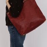Gucci Guccissima Leather Studded Monogram Tote