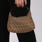 Fendi Tan Zucchino Mini Pouch