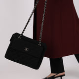 Rare Chanel 1996 Jersey Front Pocket Tote