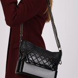Chanel 2018 Black Ombre Dipped Medium Gabrielle Hobo